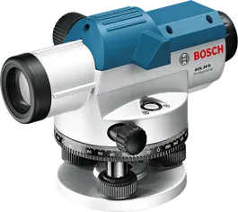ระดับน้ำแบบออปติคอล Bosch GOL 26 D กำลังขยาย 26 เท่า.