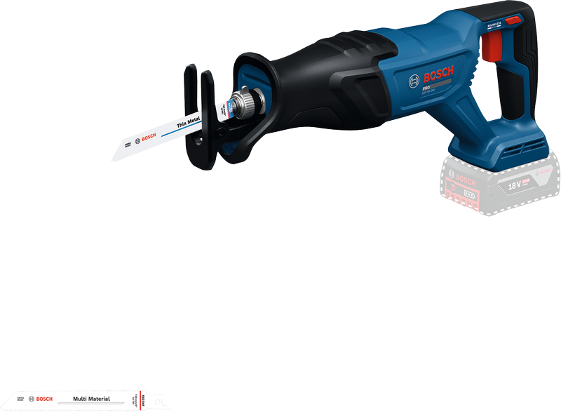 เลื่อยตัดโลหะพร้อมใบ Bosch GSA 18V-28