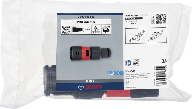 อะแดปเตอร์ Bosch PRO ขนาด 36 มม. สำหรับระบบ Click & Clean