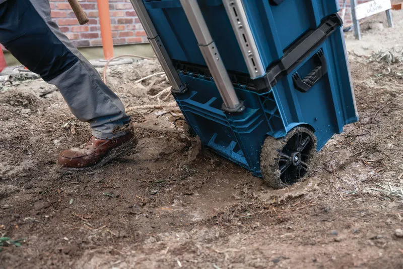 ระบบกล่องเก็บอุปกรณ์ Bosch L-BOXX Contractor 476 สำหรับใช้งานในสภาพโคลน