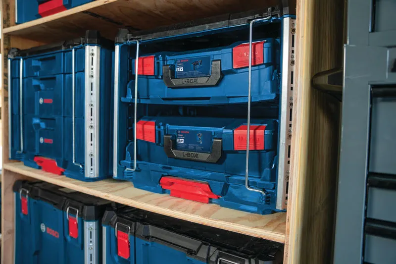 ระบบกล่องเก็บของ Bosch L-BOXX Contractor Rack 2