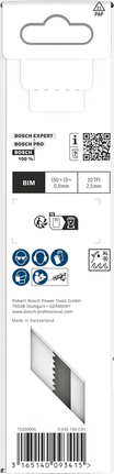 ใบเลื่อยตัดไม้ BIM แบบอเนกประสงค์ Bosch S922HF ขนาด 150 มม. (แพ็ค 2 ชิ้น)