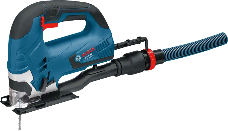 จิ๊กซอว์ Bosch GST 90 BE พร้อมหัวดูดฝุ่น.