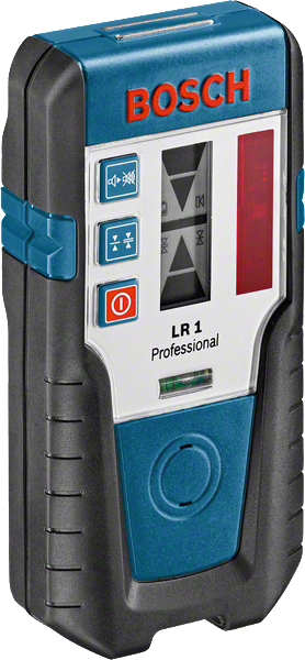 ตัวรับเลเซอร์ Bosch LR 1 พร้อมการป้องกันฝุ่นระดับ IP65.